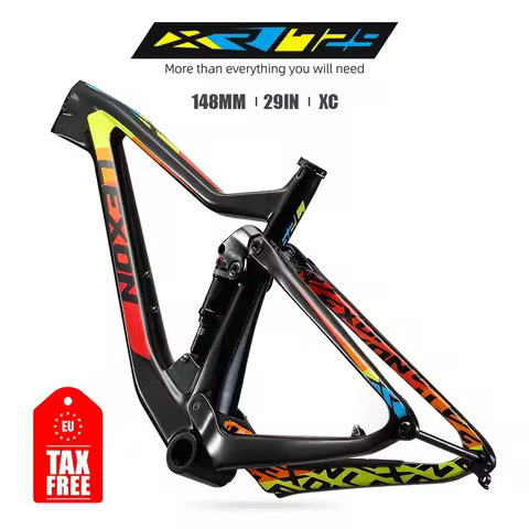 LEXON XC 29er 풀 서스펜션 프레임 산악 자전거 프레임 XC 자전거 프레임 탄소 산악 자전거 풀 서스펜션 29 부스트 프레임