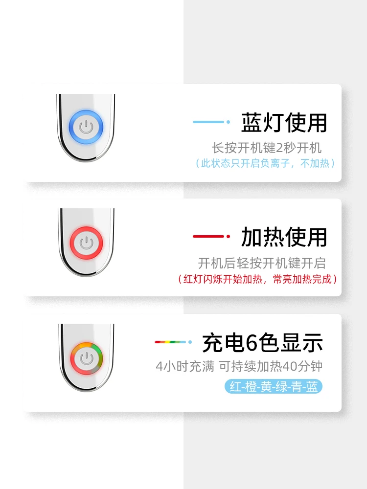 Free Shipping Wireless Charging Negative Ion Straight Hair Dual-Use Inner Buckle Does Not Hurt Hair Splint