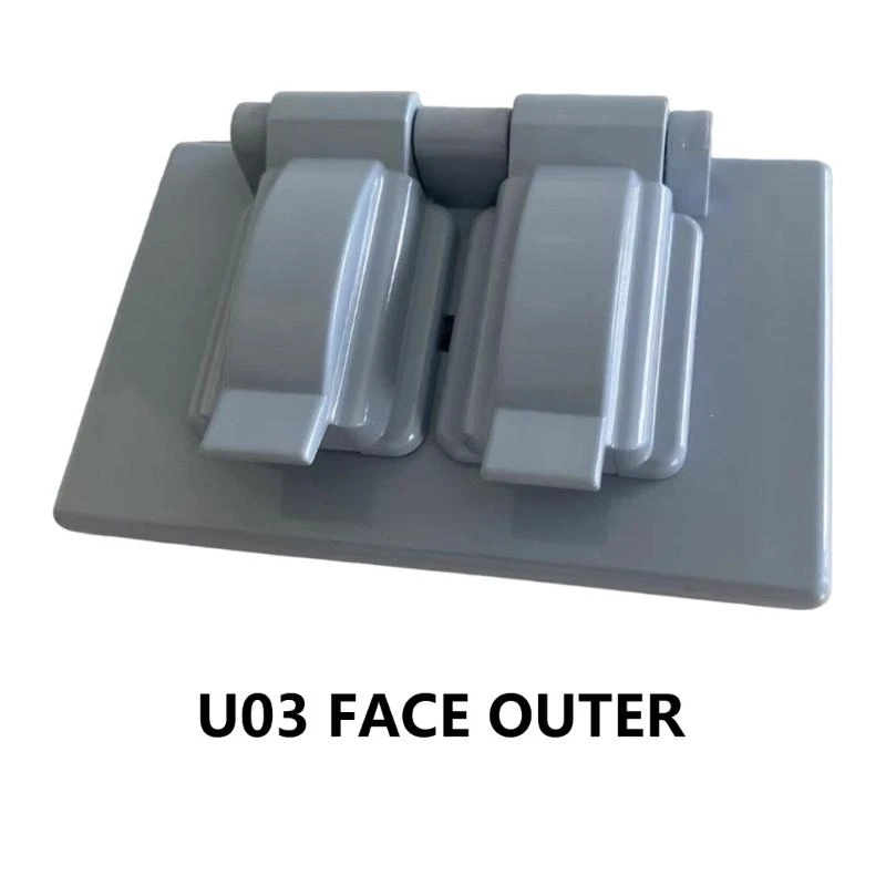 Multipurpose Weatherproof Horizontal Outlet Cover Gang Standard Size Use 601C