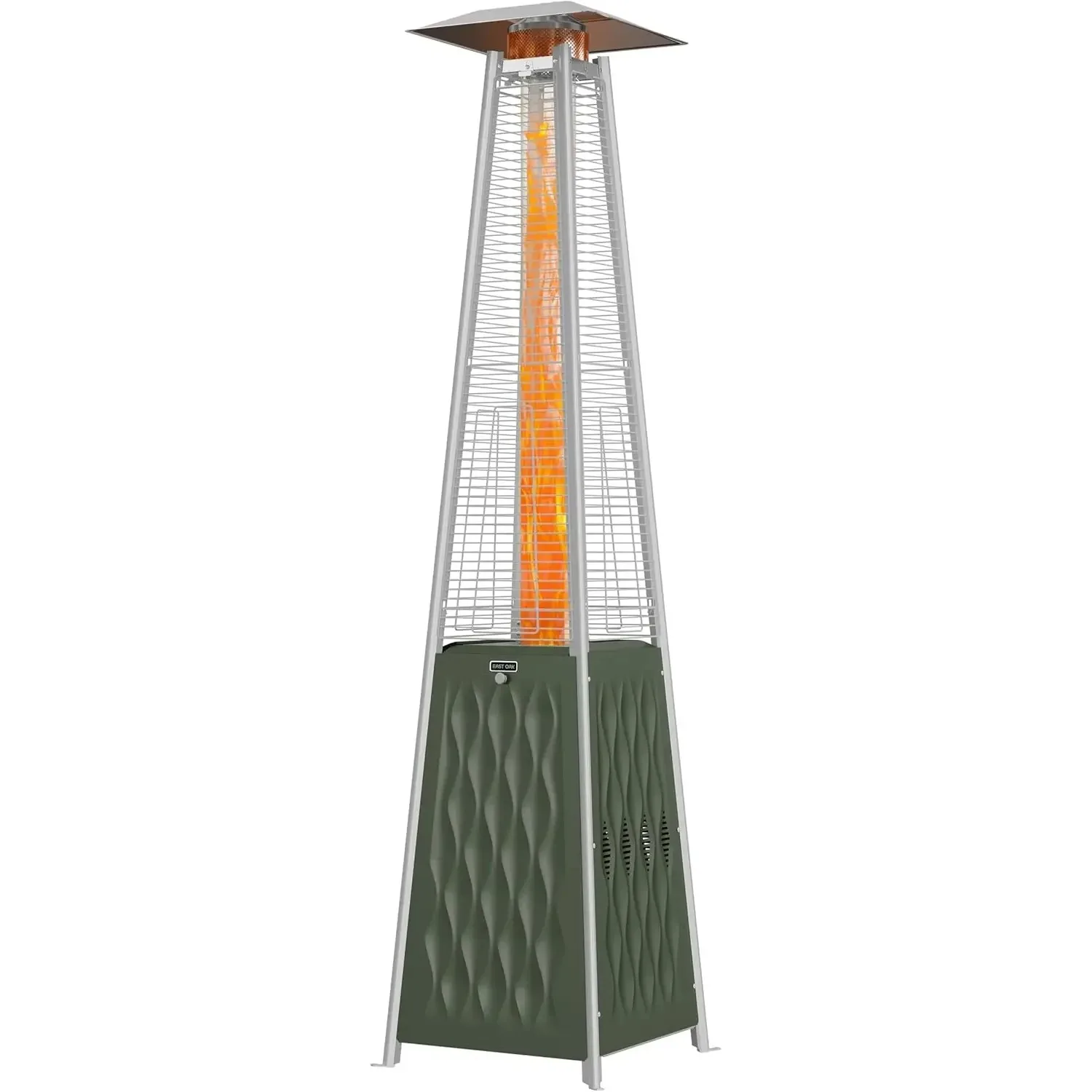 

Pyramid Patio Heater 48,000 BTU Outdoor Patio Heater Quartz Glass Tube Propane Heater Triple Protection System With Wheels