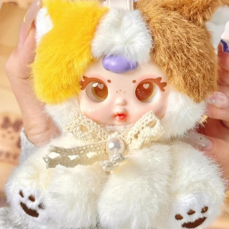 

Original Mm Milk Candy Naughty Kitty Cat Cute Doll Blind Box Plush Backpack Pendant Decor Girl Kawaii Mystery Box Fun Toys Gifts