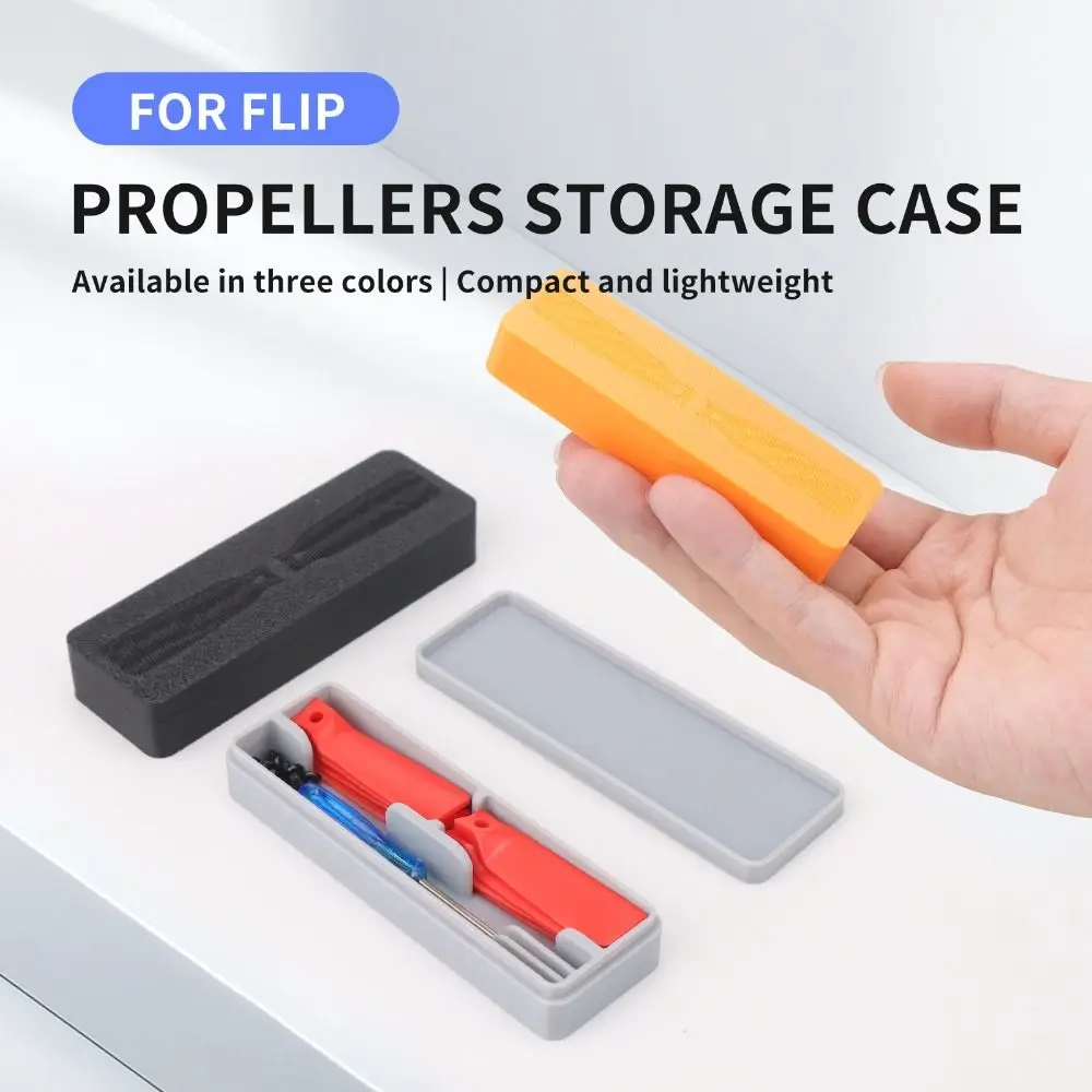 

Portable Propeller Storage Box Mini Shockproof Wing Protection Dustproof Propeller Organizer for DJI Flip Drone Accessories