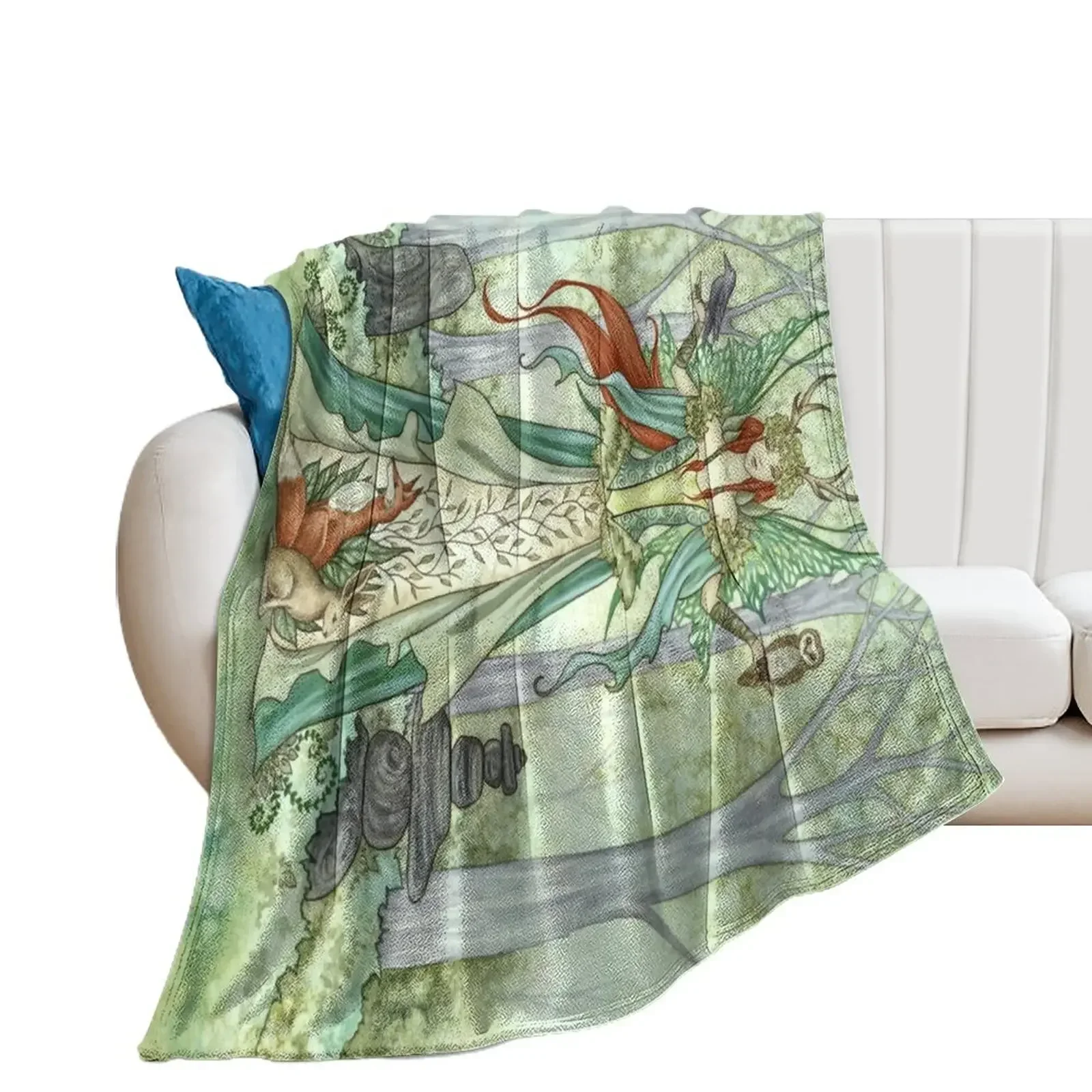 The Caretaker Throw Blanket Shaggy Decoratives Blankets