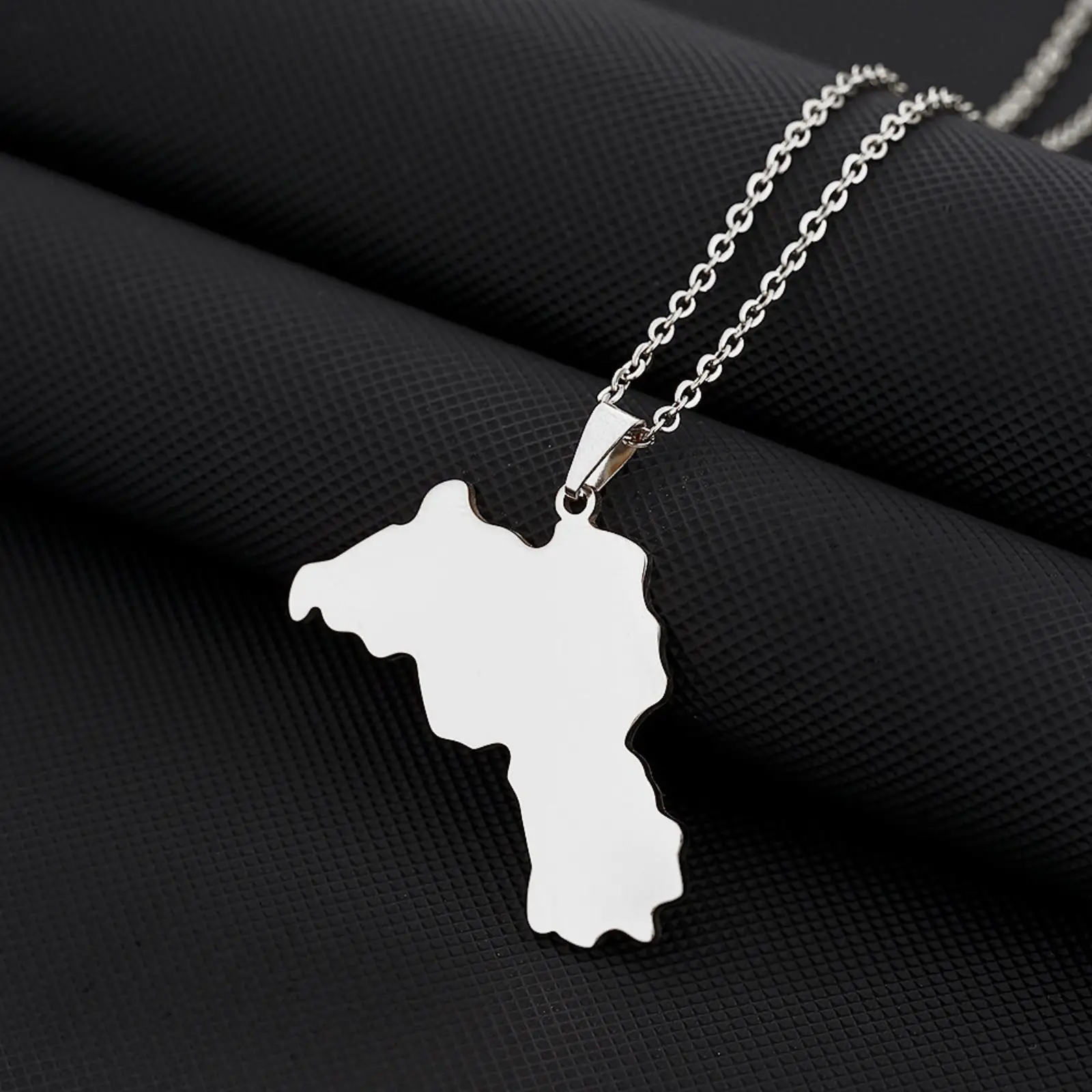Kurdistan-Karten-Anhänger-Halskette aus Edelstahl, Ethnischer Patriotischer Schmuck, Geschenk für Männer und Frauen – Detail 7