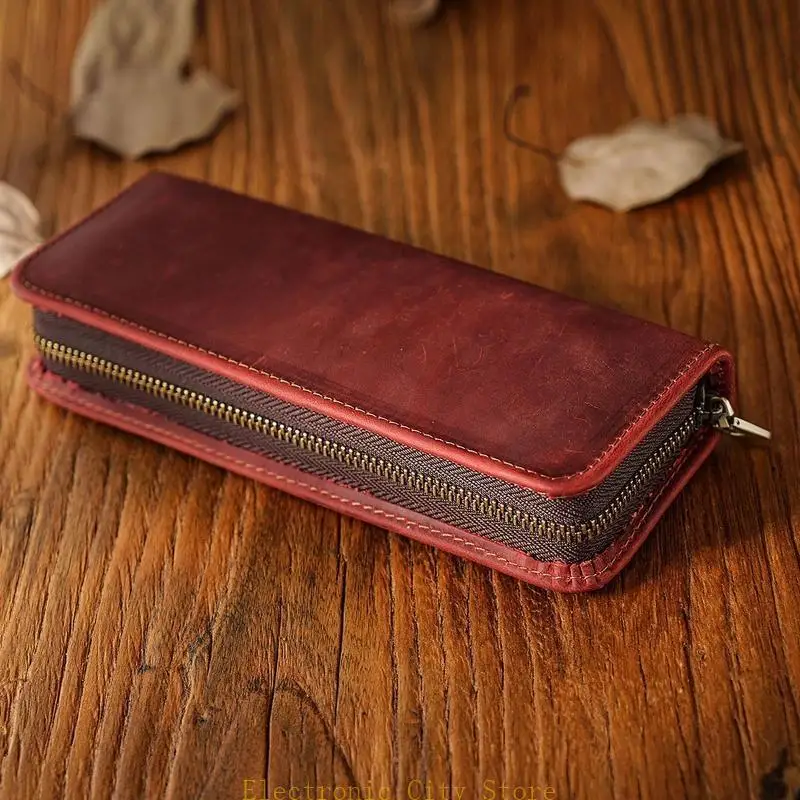 

Leather Pencil for Case Watercolor Pencil Box Waterproof Portable for Student HU8D