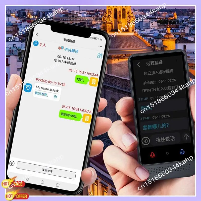 

Интеллектуальное устройство-переводчик CLCU AI, многоязычный автономный голосовой переводчик с синхронным интерпрессором для путешествий