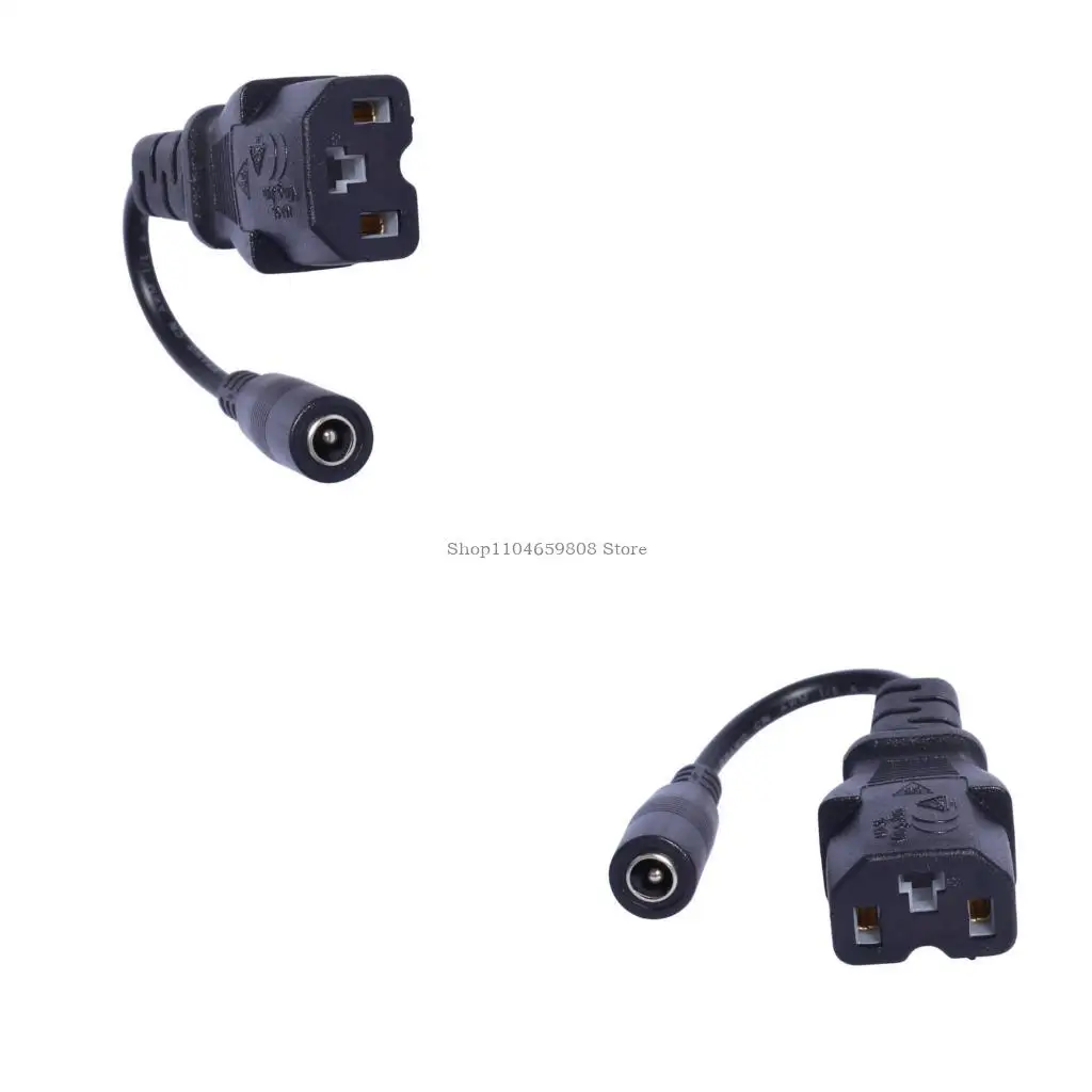 

5.5x2.1mm Female Converter Cord Wire DC5521 to Multiple Different Plug for Various Electronics LED Light 15cm Long