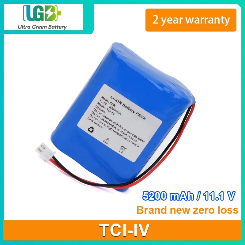 UGB New battery For Veryark TCI-IV Syringe Pump Battery 11.1V 5200mAh