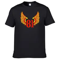 Support 81 Hells Angels T Shirt 100% Cotton Top Sales Shirt N12