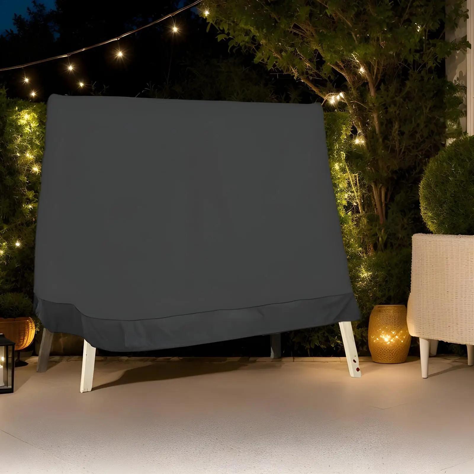 

Крышка для садовых качелей, планер, чехол для гамака, устойчивый к ультрафиолетовому излучению, пылезащитный, водонепроницаемый, защита для мебели, 85 х 55 х 66 дюймов, для садового газона