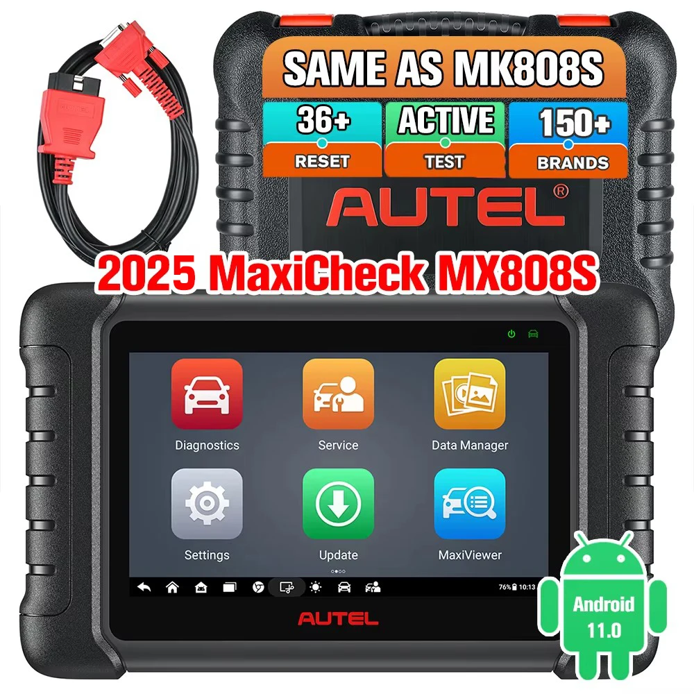 Autel MaxiCheck MX808S Car Diagnostic Tools Same as MK808S OBD2 Scanner Bi-directional Control Automotive Scan Tools Code Reader