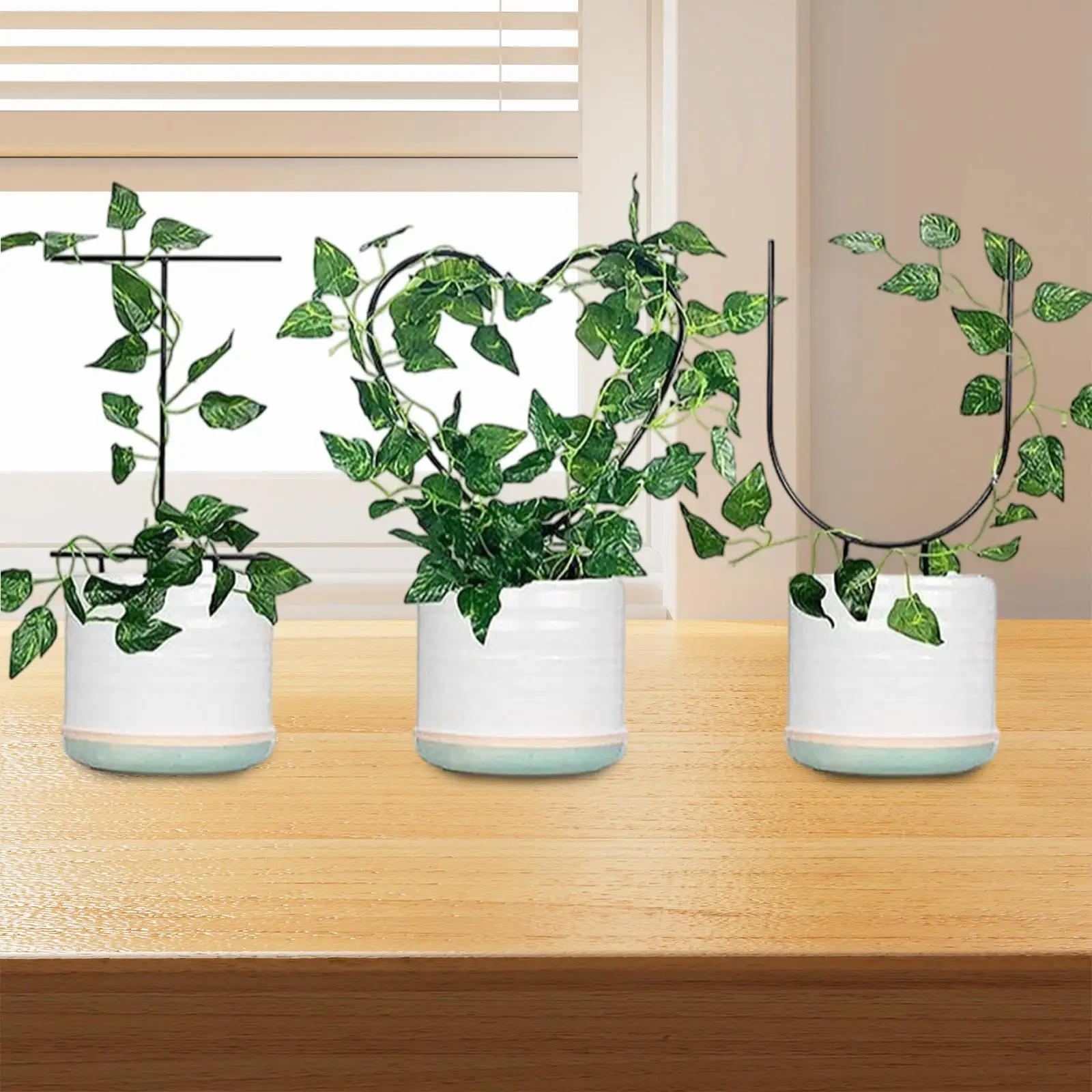 

3x Plant Support Stakes Plant Trellis for Rose Bush Flower Potted Plants