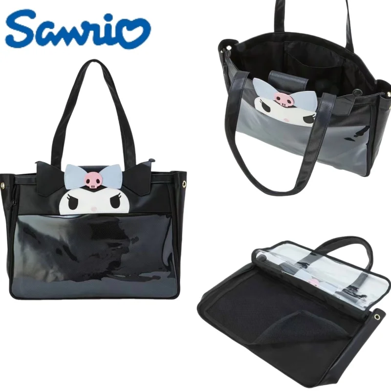 

Sanrio Itabag мультфильм Куроми сумка на плечо большое хранение полупрозрачный значок дисплей аниме периферийные устройства подарки для девочек