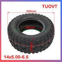 14x5.00-6.5 Tubeless Tire for 14 Inch Motor Wheels FLJ K6 Electric Scooter E Kick Scooter Tyre 14x5.00-6.5 Vacuum Tyre