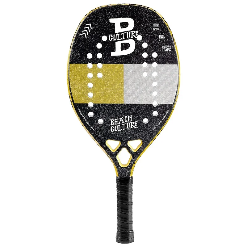 Raqueta De tenis tenis De playa raqueta De tenis 100% carbono suave EVA cara raquetas deportivas equipo Paleta De Padel profesional