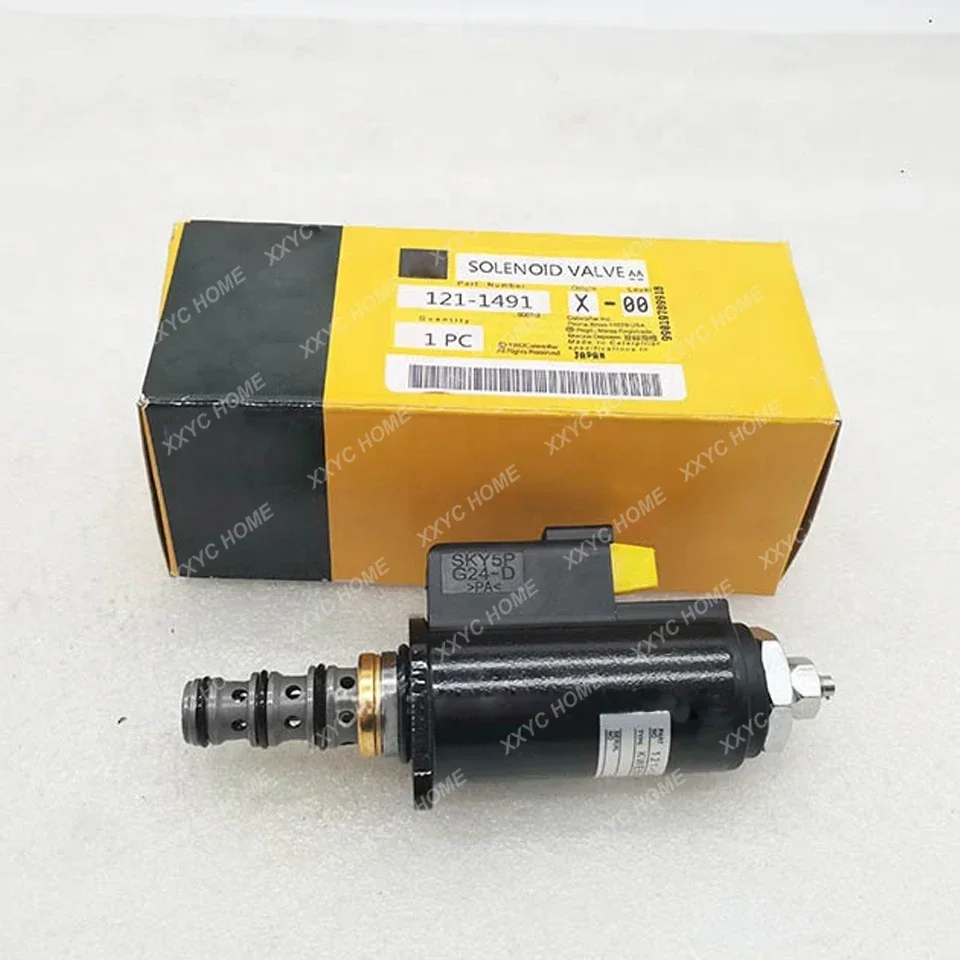 

Excavator Electric Parts for CAT E307B E312B E320B E320C E320D E325B solenoid valve 121-1491 KWE5K-31/G24DA30 Excavator solenoid