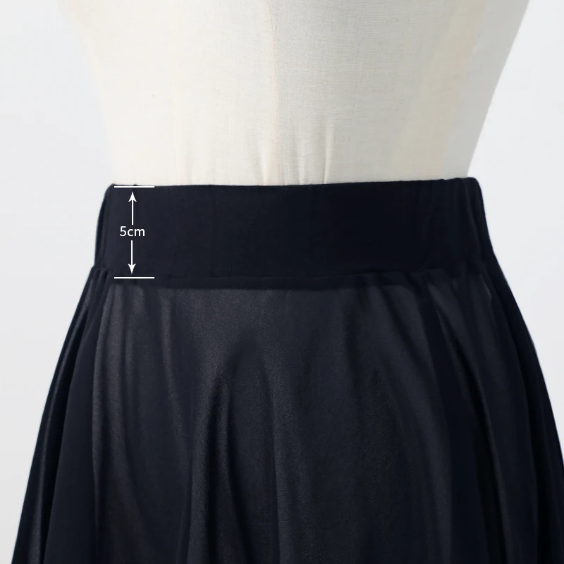 Women Black Ballet Skirt Pull On Dance Skirt Sheer Chiffon Skirt for Adult Irregular Skirt for Skating, Dancing, Performance