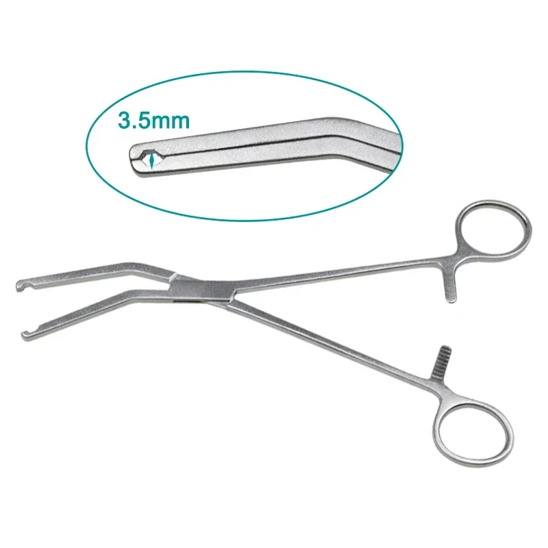 

1pcs Rotation Rod Forceps Plate Holder Stainless Steel Orthopedic Veterinary Instrument