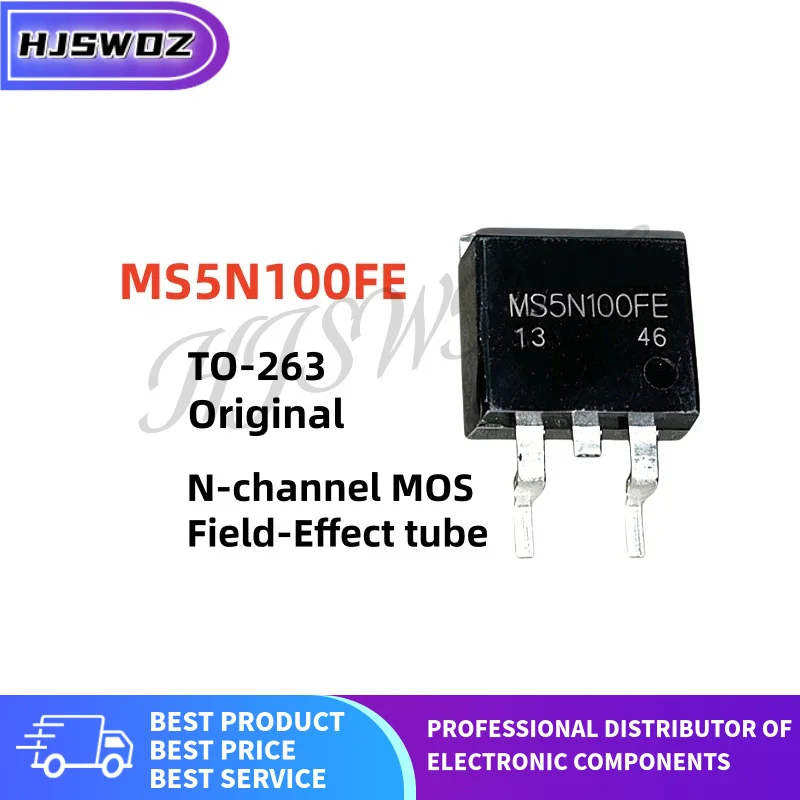 5~20PCS Original Imported New MS5N100FE 5N100FE MS5N100 1000V/5A TO-263 N-channel MOSFET Field effect tube