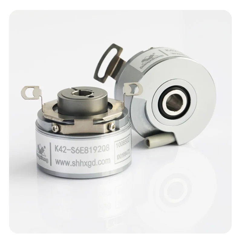KM42-S6S19RD-001 Multi-turn Absolute Encoder 19Bit SSI IP65 6mm Shaft Cable Connection For Servo Motor Robot