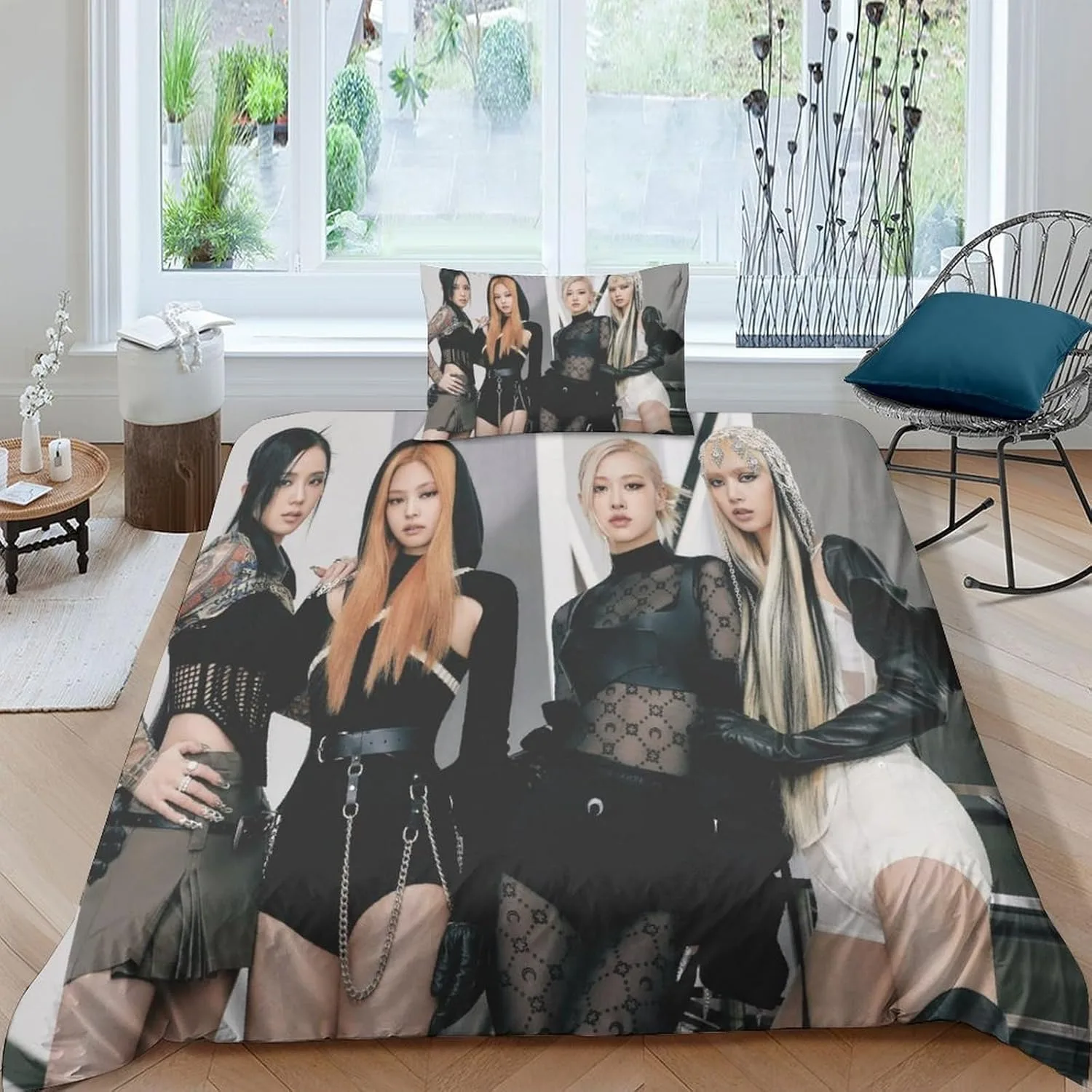 Hot Exquisite 3DPink girl Bedding Set Duvet Cover Pillowcase for student Adult Boy Girl Single Double King Size 2/3pcs