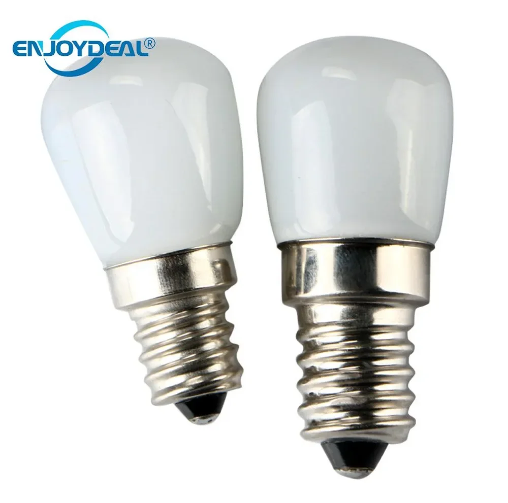 1PC metal E14 / E12 2W 2835 SMD Mini LED Spotlight Bulbs Refrigerator Fridge Freezer Lamp Light Bulb Light Appliance 110 / 220V