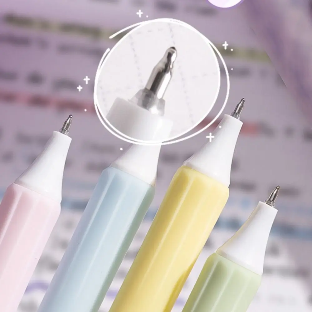 

4 шт./кор., 0,5 мм, гелевая ручка с черными чернилами, серия Jumping Candy, пресс с использованием нейтральной ручки, быстросохнущая офисная ручка для подписи, подарок