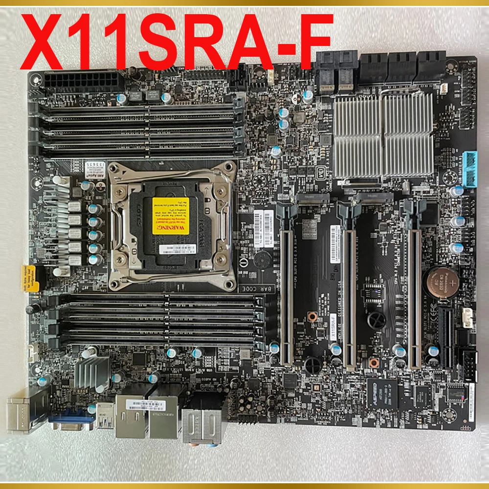 For Supermicro Workstation Motherboard LGA-2066 DDR4 Xeon W-2100 W-2200 Processors PCI-E 3.0 M.2 U.2 X11SRA-F