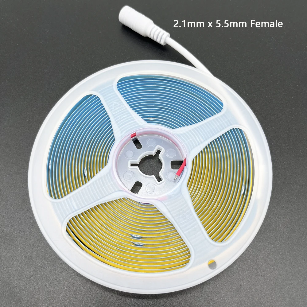 5V USB Tuya Zigbee 3.0 COB LED Streifen Licht 1m-5m Warmweiß Flexible Dimmbare Lichter 320leds/m Hause Dekoration für Alexa Google – Detail 9
