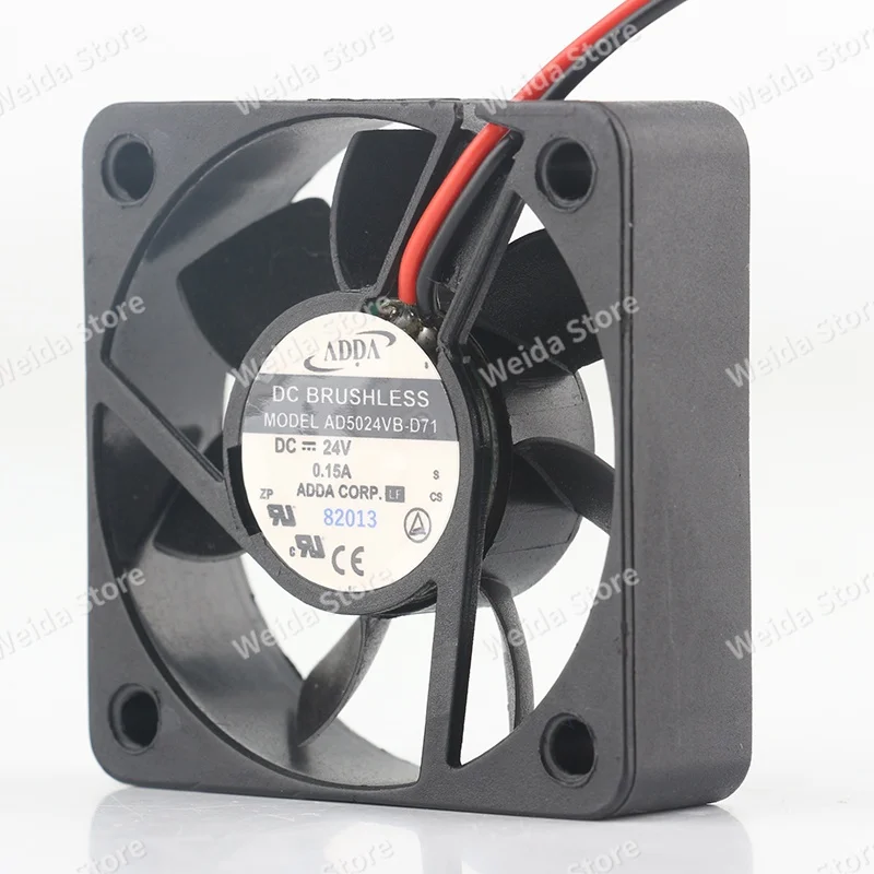 New AD5024VB-D71 5015 24V 0.15A 5CM 2-wire variable frequency device cooling fan