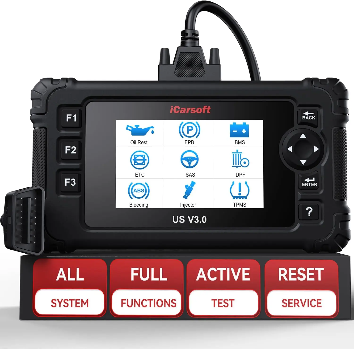 

НОВЫЙ iCarsoft US V3.0 2025 года для USFord/GM/Chrysler/Jeep OBD2, диагностический инструмент, БЕСПЛАТНАЯ UPDATE, автовизерование, BI-диапазонная подушка безопасности TPMS DPF