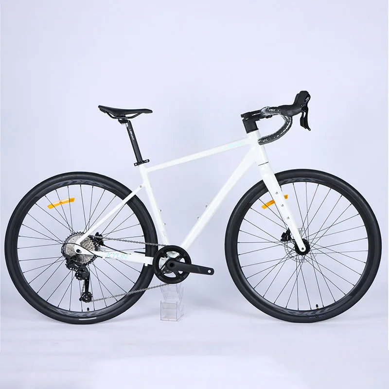 Gravel Rennrad, Gravel Rennrad aus Aluminiumlegierung, 700c Racin Fahrrad, 9/18 Gang Cross Country Rennräder, Scheibenbremse