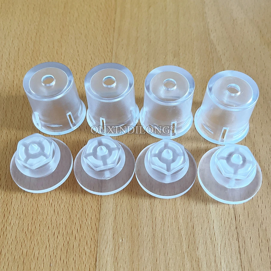 800PCS Transparent Acrylic Hidden Clip-in Standoffs Invisible Hidden Plastic Screws Signs Signage Billboard Advertising Nails