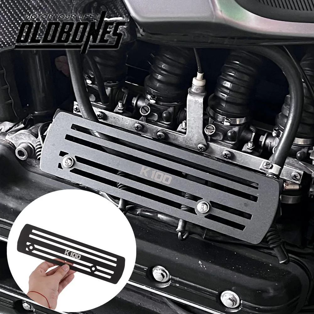 

Cafe Racer K Serie For BMW K100 K100RS K100RT Motorcycle Aluminium Engine Injector Rail Cover Guard Scrambler Custom