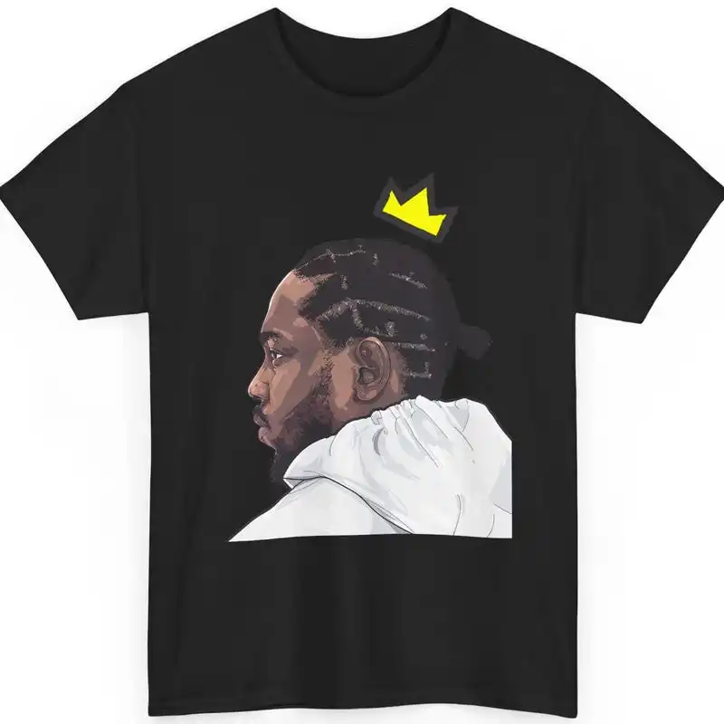 Kendrick Lamar T-shirt ,Graphic Short Sleeve Crew Neck Cotton T-Shirt: Premium Soft Cotton Unisex Tee ,Graphic Short Sleeve Crew Neck Cotton T-Shirt