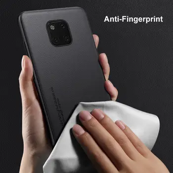 Luxusní PU kožené pouzdro pro Huawei Mate 20 Pro, matný silikonový ochranný kryt pro Huawei Mate 20 20X Mate 20 Pro 10 nejlepší prodej Chytrý telefon Huawei Mate 20X - №9