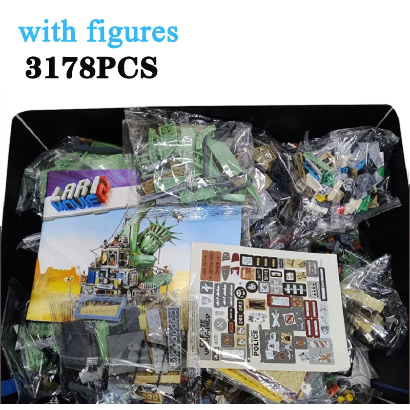 

В НАЛИЧИИ Строительные кирпичи, блоки, игрушки для детей, 70840, фильм 2, серия Добро пожаловать в Апокалипсисбург 45014