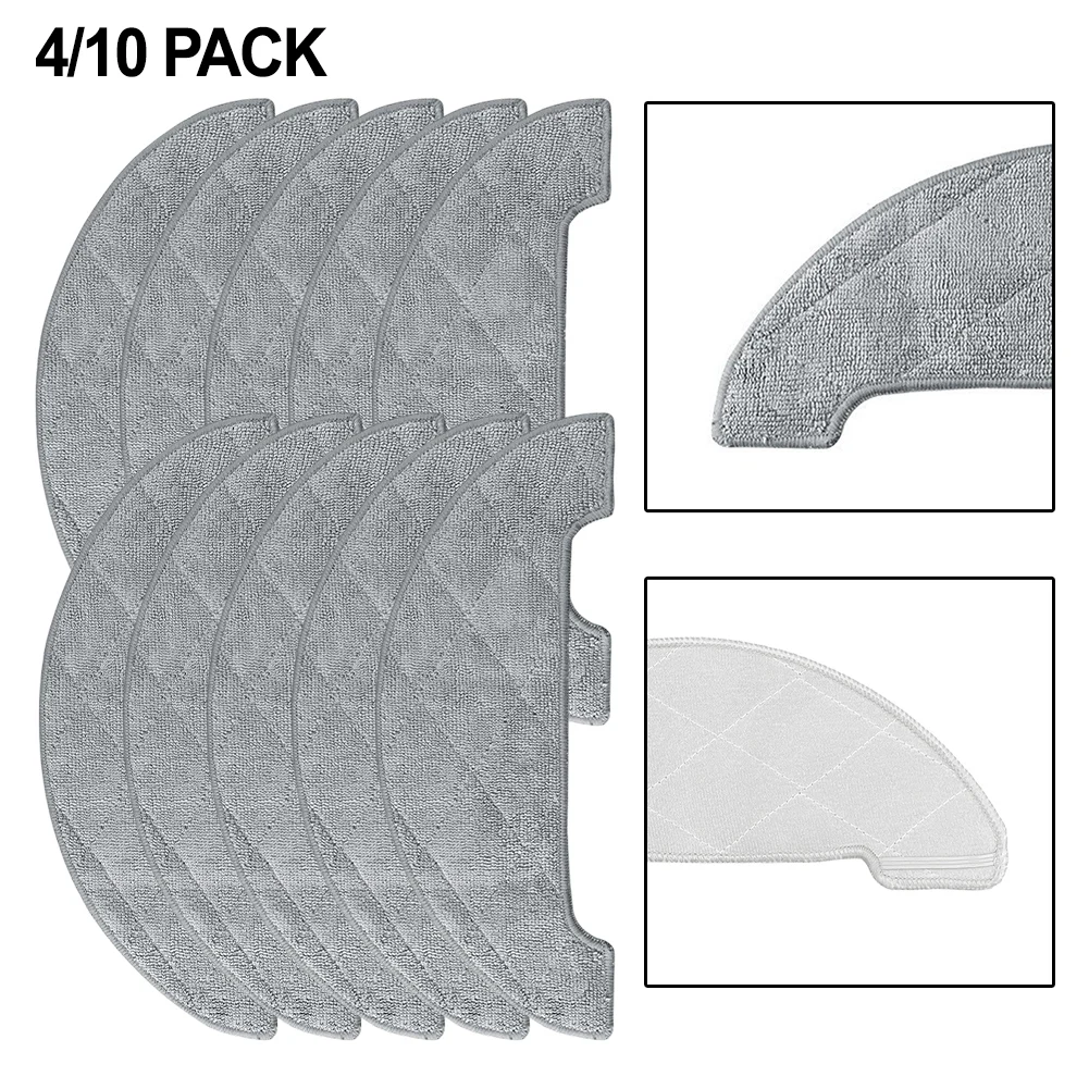 Replacement Mop Pads Microfiber W/ashable Cloths For LIECTROUX LILIN X6 Robot Vacuum Cleaner Accessories Floor Cleaning Tool