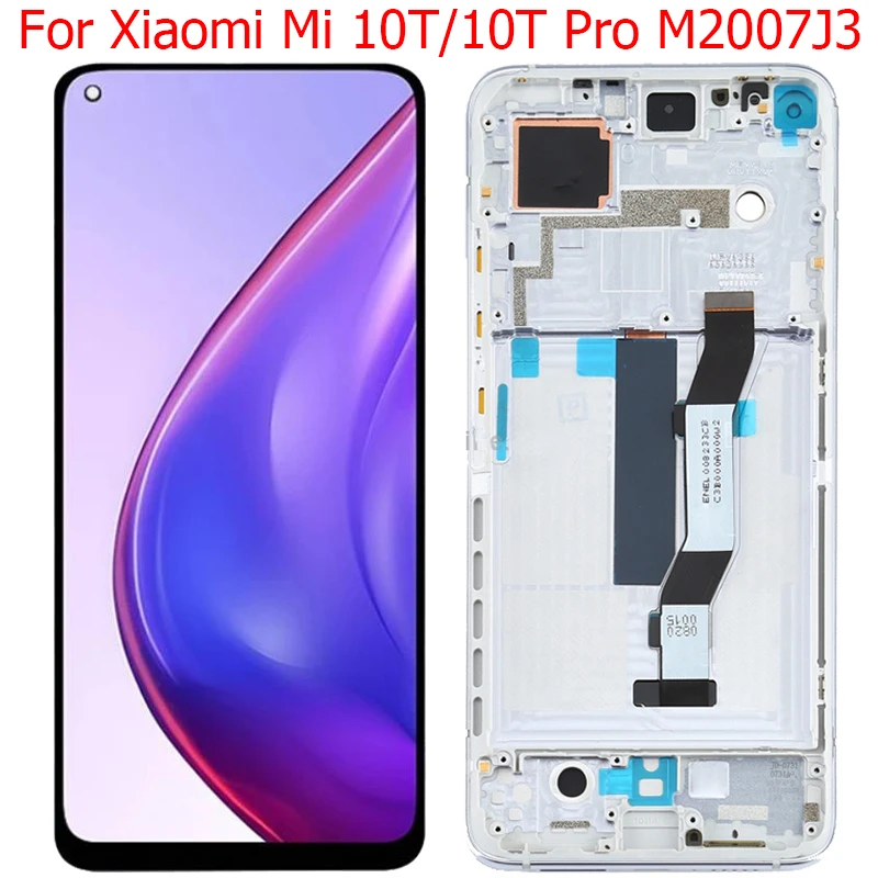 New Original Mi 10T Screen For Xiaomi Mi 10T Pro 5G LCD Display With Frame 6.67\