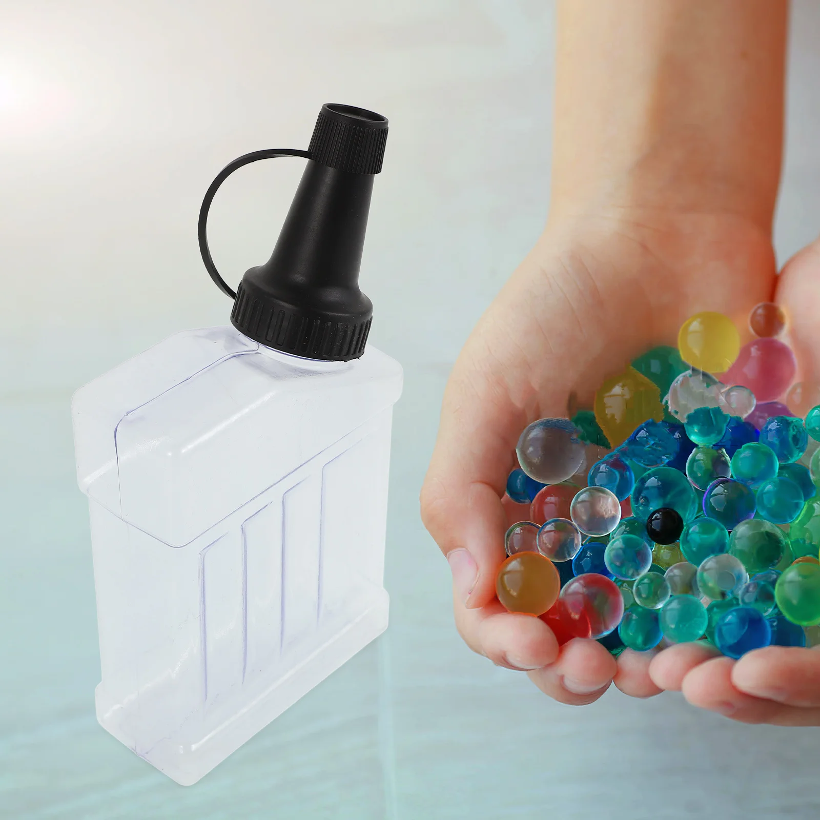 4 قطع من حاويات العبوات الفرعية البلاستيكية القابلة لإعادة الاستخدام مع أغطية لسهولة التخزين والنقل لعبة السفر متعددة الأغراض