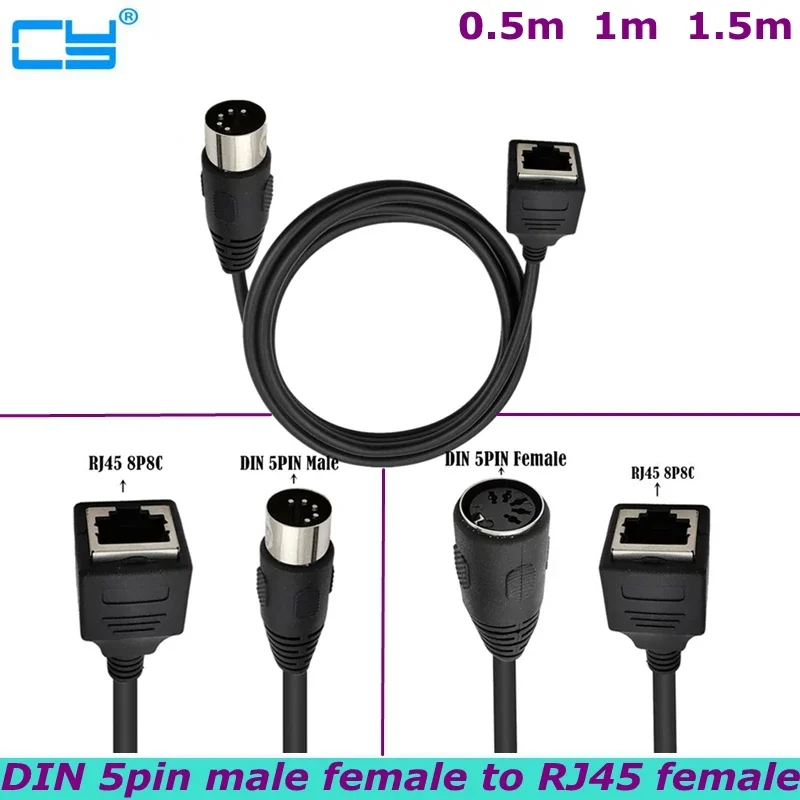 05m-1m-15m-grande-din-5pin-macho-para-femea-para-rj45-femea-8p8c-cabo-de-conexao-de-audio-midi-para-rj45-cabo-adaptador
