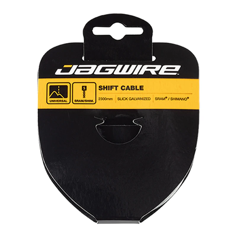 

Jagwire Nano Slick Gold Stainless Steel Shift Inner Cable, Low Friction & Wear Resistant, Universal for MTB and Road Bikes