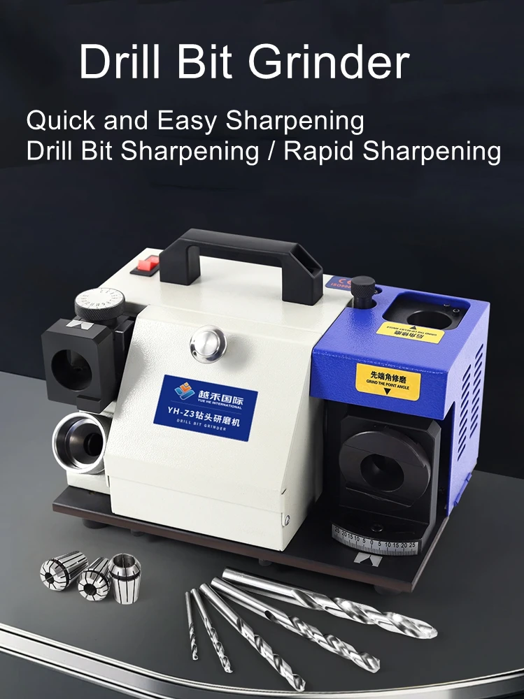 

Drill Bit Sharpener Twist Drill Grinder Tool Grinder Fully Automatic Mini Tool Grinder Milling Cutter Sharpener
