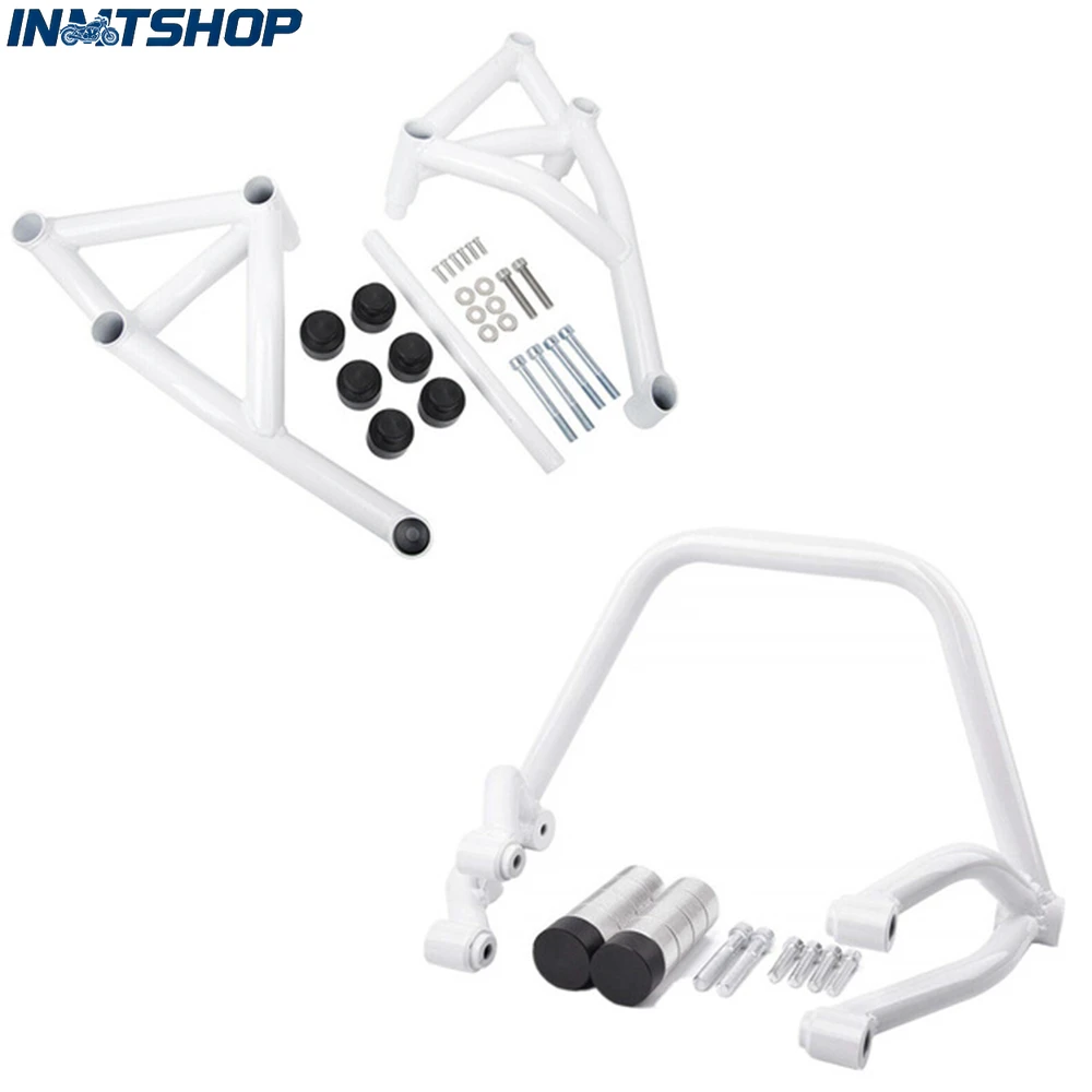 Customizable Kits Include Front and Rear Bumpers, Engine Guard, and Crash Bars for Yamaha FZ09 MT09 Motorcycles.