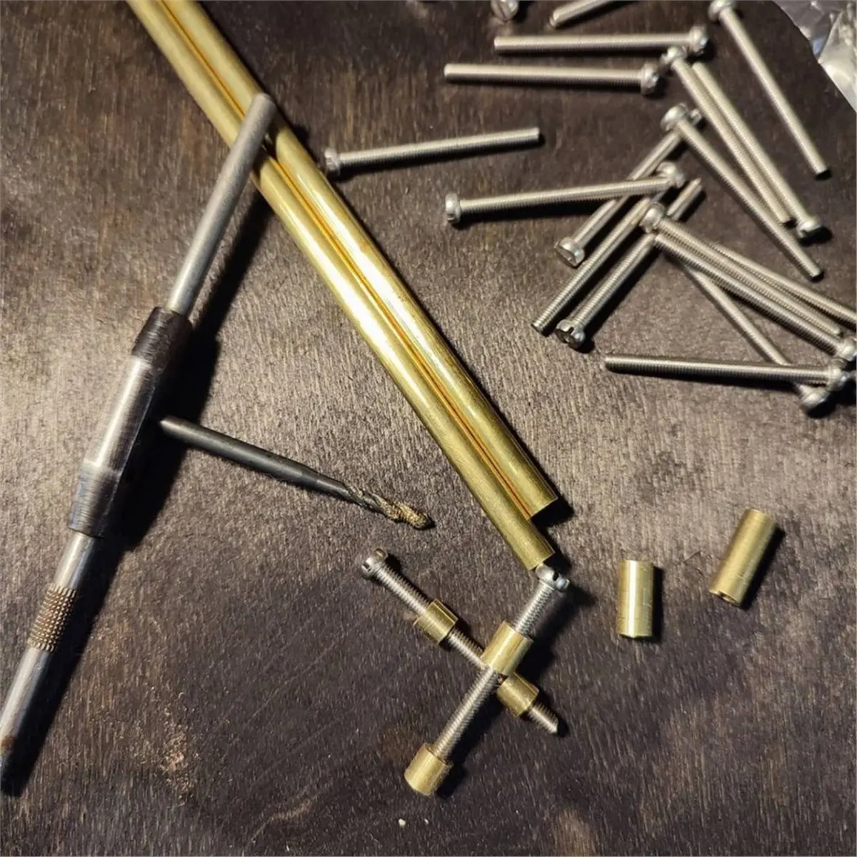 

Y69A 10 шт. 8 мм 5/16 дюйма для болтов Loveless, крепеж для рукояток ножей, латунные винты для накладок