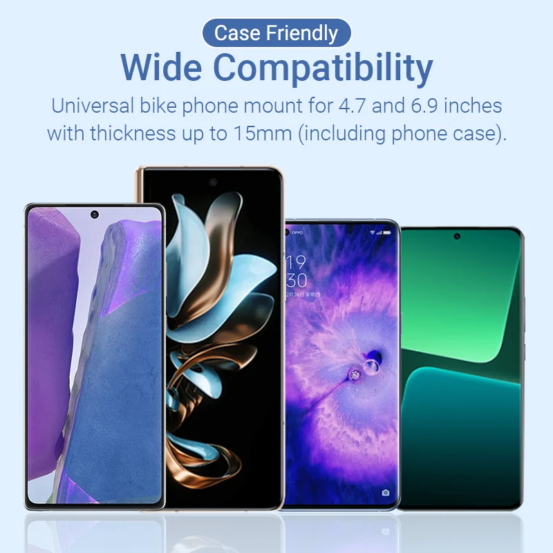 Велосипедное крепление для телефона Vention с ручкой, велосипедный держатель для телефона для мотоцикла, универсальное крепление для мобильного телефона для руля телефона 4,7 "-6,9"