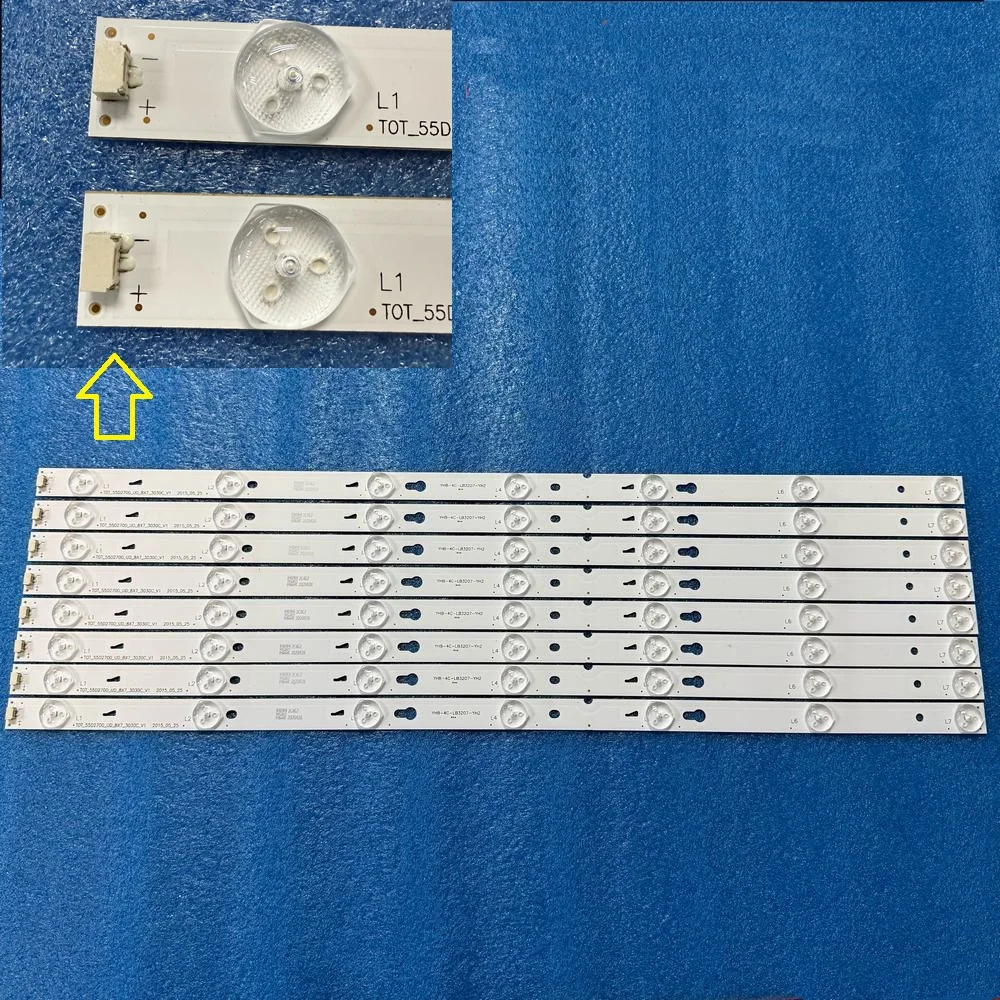 LED Backlight Strip for TCL 55US5800T 55UP120T 55US5800 55US5800TBAA 55US57TGAA 55US5800 55US57