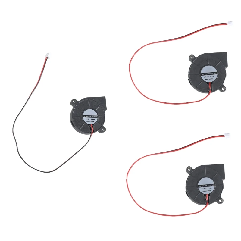 노트북과 프로젝터 5V/12V24V를 위한 고속 5015 냉각팬 공기 송풍기