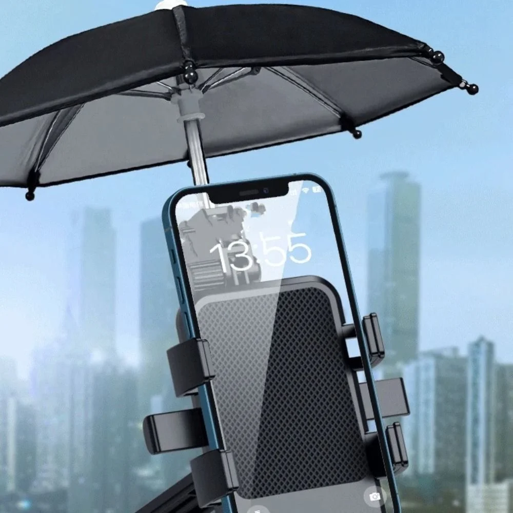 

Солнцезащитный козырек из алюминиевого сплава, держатель для мотоциклетного телефона, регулируемая нескользящая подставка для мобильного телефона для мотоцикла 5–7,2 дюйма, сотовый телефон