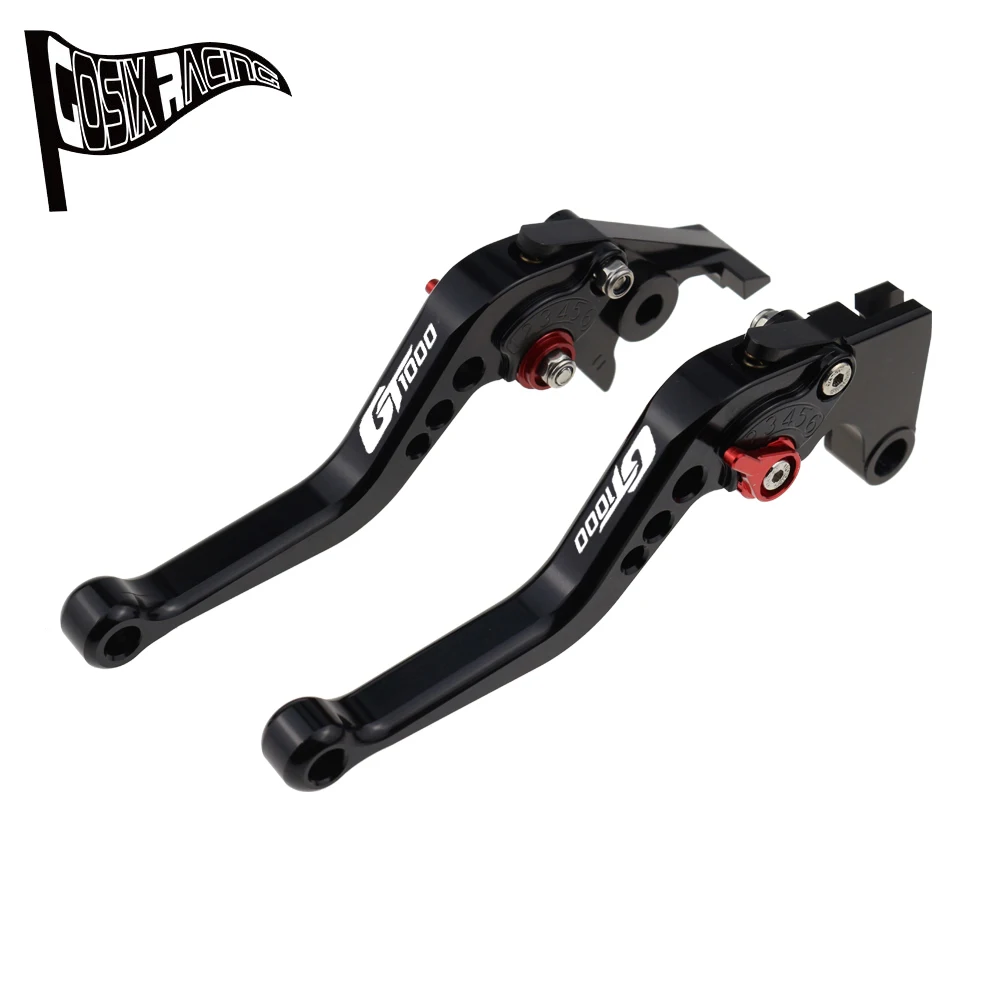 

Fit For GT 1000 2006-2010 GT1000 Motorcycle CNC Accessories Short Brake Clutch Levers Adjustable Handle Set